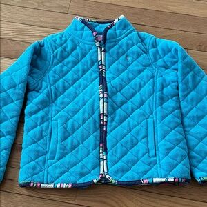 Lilly Pulitzer Vibrant Blue Kids Puffer Jacket